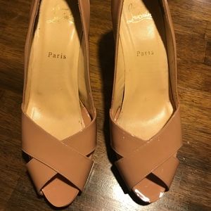 Christian Louboutin Shelley Patent - Nude
